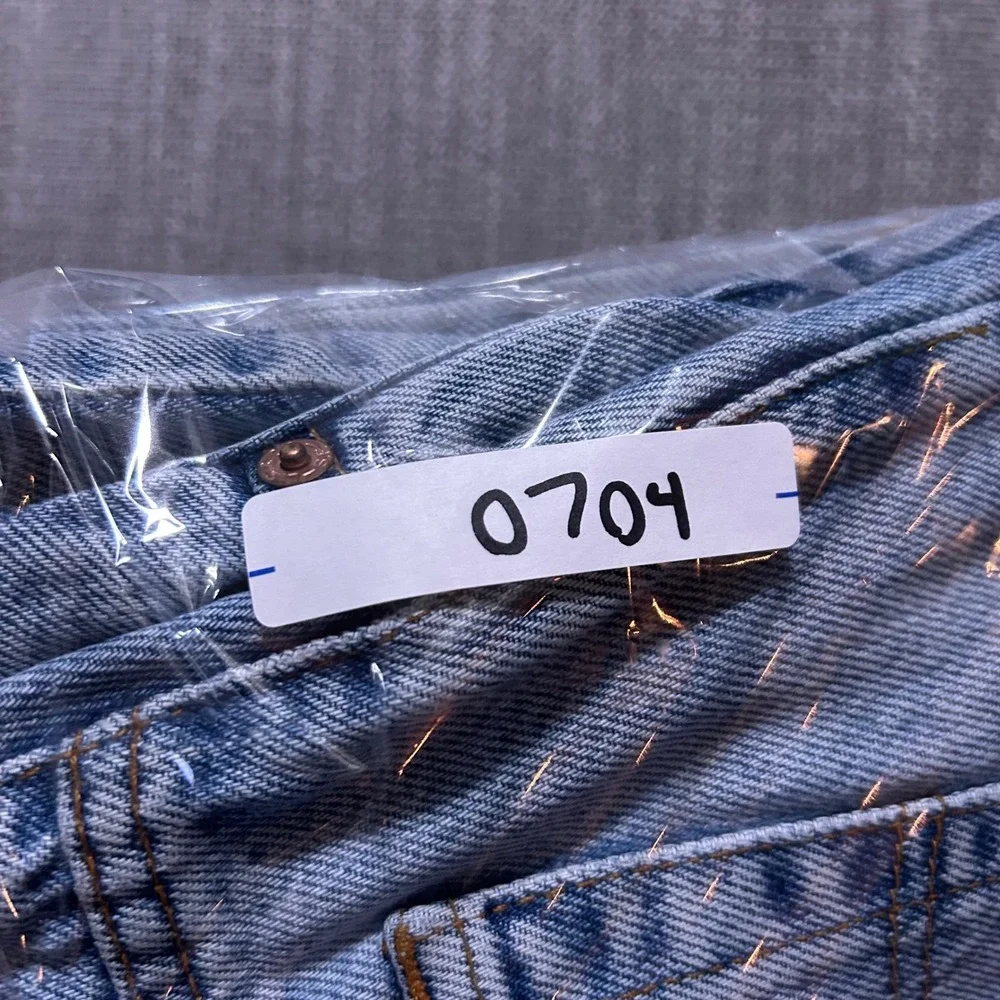 Levi's 551 Jeans Mens 36x30 Light Blue Relaxed Tapered Fit Vintage
